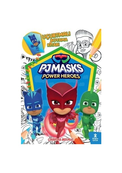 Pjmasks Pover Heroes Uçurtmalı Boyama Kitabı