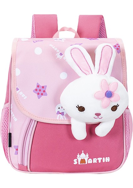 Küçük Tavşan Çocuk Okul Çantası Karikatür Sevimli Anaokulu Erkek ve Kız Hafif Sırt Çantası (Yurt Dışından)