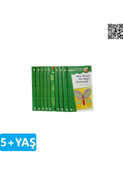 MiniYUP 5+ Yaş Görsel Dikkat ve Matematiksel Zeka Geliştirme Kitapları