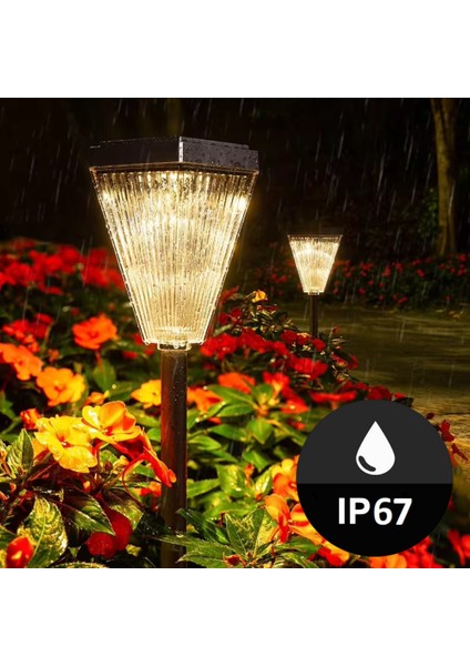 Forlife 15WATT Fonksiyonel Solar Çim / Bahçe Aydınlatma Armatürü