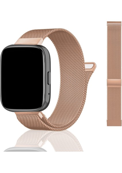 Xiaomi Redmi Watch 3 Active Milano Loop Mıknatıslı Paslanmaz Örgü Metal Kordon