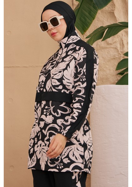 Paraşüt Tam Kapalı Tesettür Mayo 2924-402 modelleri