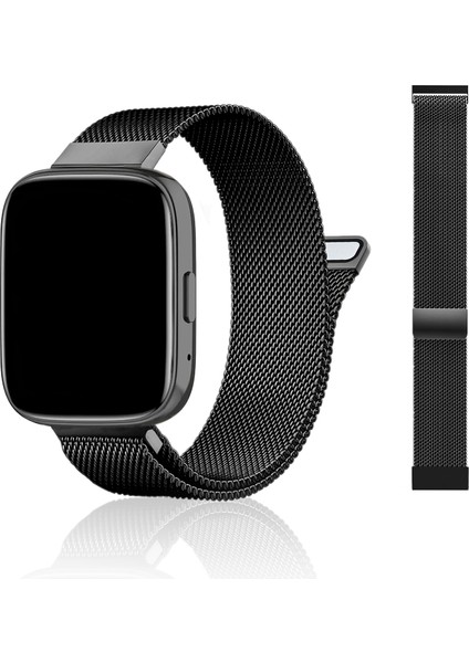 Xiaomi Redmi Watch 3 Active Milano Loop Mıknatıslı Paslanmaz Örgü Metal Kordon