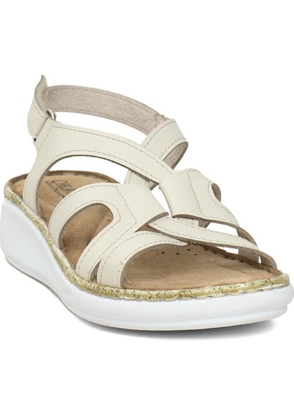 Elit SRY216919C Kadın Düz Sandalet Bej fiyatları
