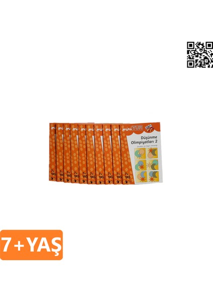 MiniYUP 7+ Yaş Görsel Dikkat ve Zeka Geliştirme Kitapları