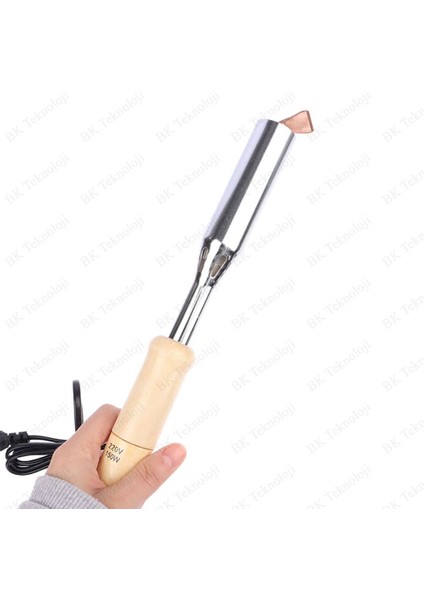 150 Watt Büyük Boy Ahşap Saplı Bakır Uçlu Kalem Havya