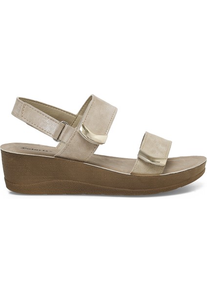 166426.Z4FX Altın Kadın Comfort Sandalet