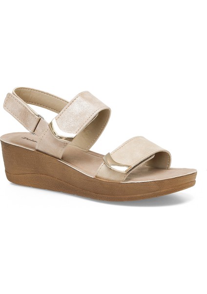 166426.Z4FX Altın Kadın Comfort Sandalet