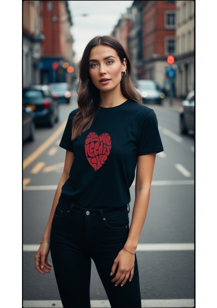 Kadın Baskılı T-Shirt Kadın Tişört modelleri