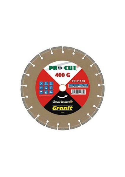 PR51153 400 mm Granit Kesme Bıçağı