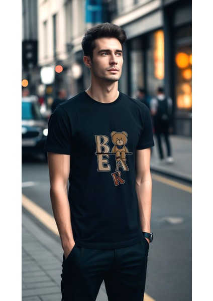 Erkek Baskılı T-Shirt Erkek Tişört