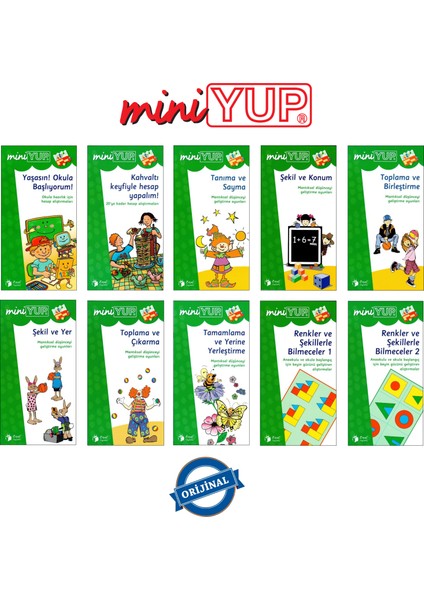 MiniYUP 6+ Yaş Dikkat Geliştirme Zeka Güçlendirme Eğitim Seti fiyatları