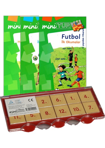 MiniYUP 5 - 6 Yaş Görsel Dikkat ve Zeka Geliştirme Seti - Futbol Serisi