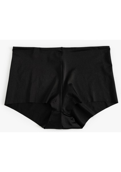 Hot Pants Boxer Ekstra Yüksek Bel Lazer Kesim Micro Kumaş