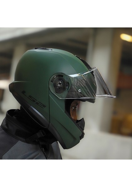Strobe 2 Mat Yeşil Kask