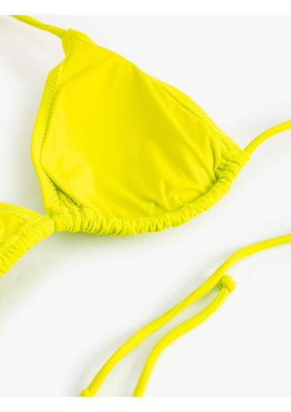 Üçgen Ipli Bikini Üstü Basic