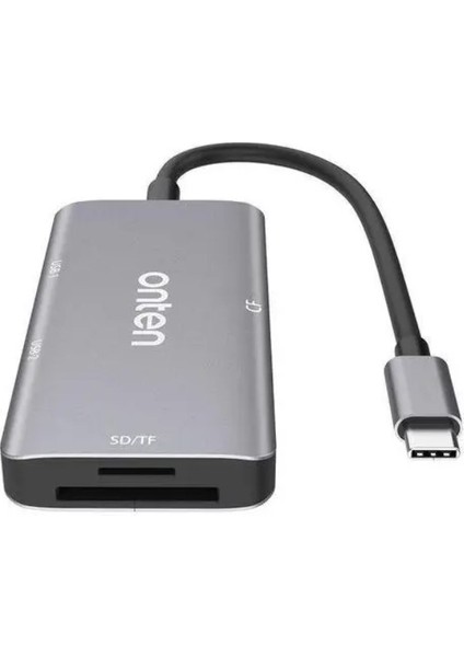 Onten Serisi OTN-91182 Usb-C Çoklu Kart Okuyucu MacBook Tablet Pc Uyumlu Card Reader