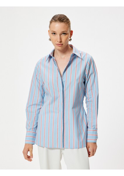 Uzun Gömlek Uzun Kollu Klasik Yaka Pamuklu modelleri