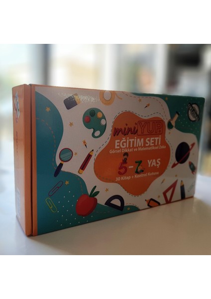 MiniYUP 5 - 7 Yaş Görsel ve Matematiksel Zeka Geliştirme Seti