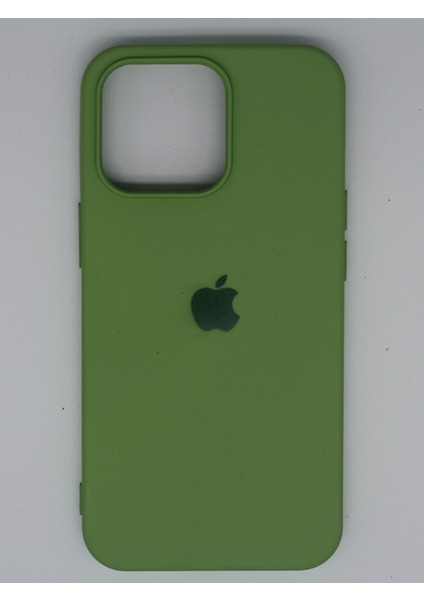 iPhone 13 Pro Uyumlu Lansman Içi Kadife Logolu Silikon Telefon Kılıfı