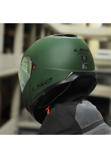 Strobe 2 Mat Yeşil Kask