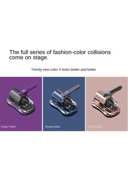 JBY 23-168Kablosuz Robot Süpürge Makinesi Anti Alerjen Uv Işınlı Akar Şarjlı Yatak Ve Koltuk El Süpürgesi modelleri