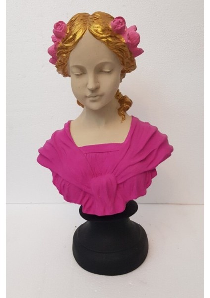 Helen Kadın Büst Dekor Biblo