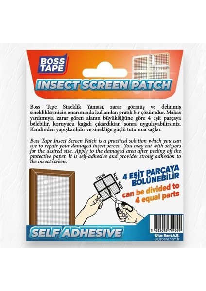 Sineklik Yama Tamir Bandı 100 mm modelleri