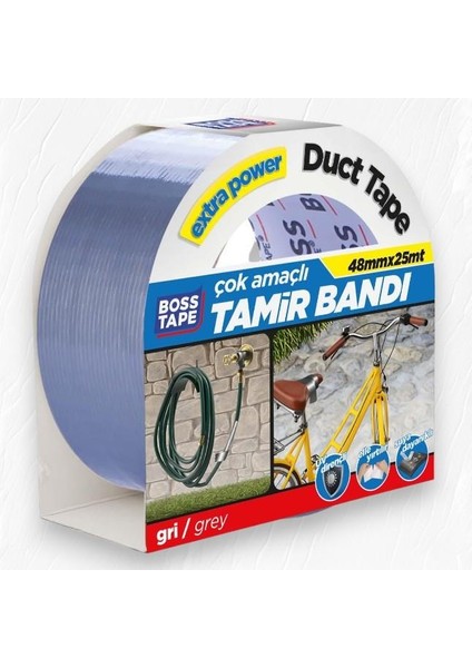 Duct Tape Tamir Bandı Gri 48 mm x 25 mt fiyatları