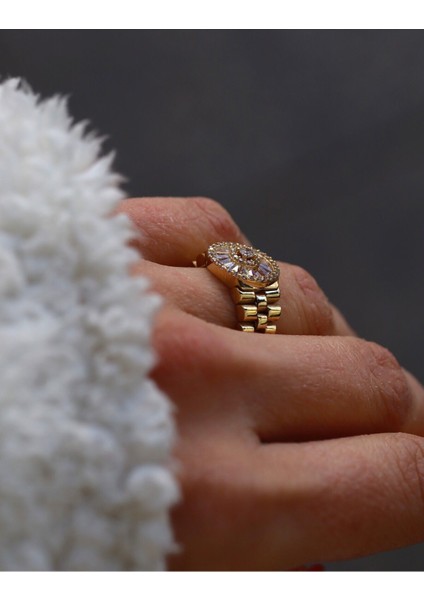 14 Ayar Altın Saat Kayışlı Yüzük fiyatları