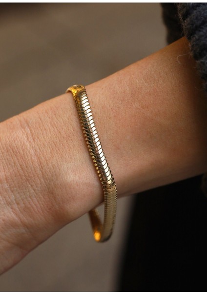 14 Ayar Altın Balık Sırtı Zincir Bileklik indirimleri