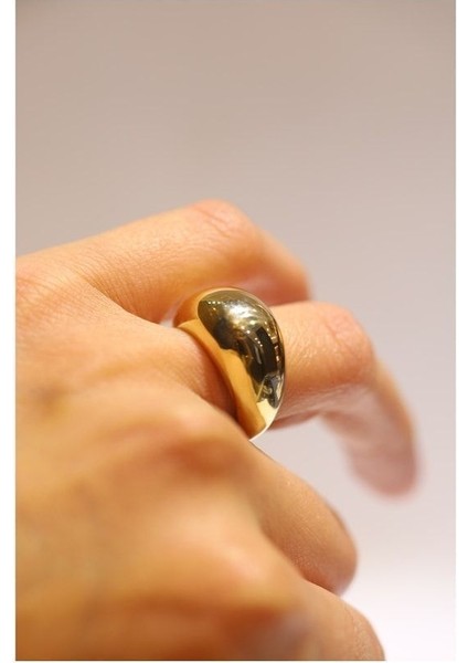 14 Ayar Altın Düz Bombe Yüzük fiyatları