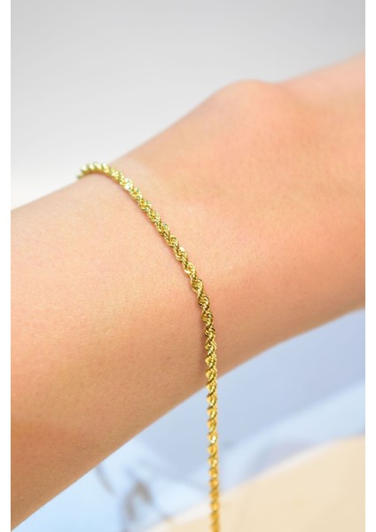 14 Ayar Halat Zincirli Altın Bileklik