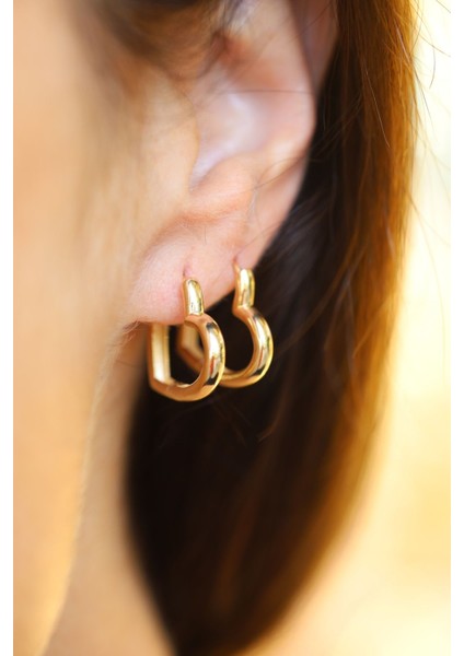 14 Ayar Altın Kalp Küpe fırsatları