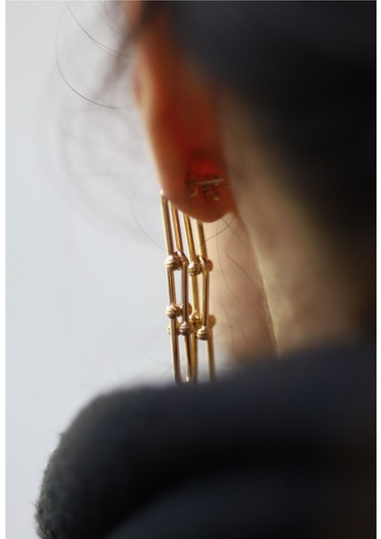 14 Ayar Altın Dorica Zincir Küpe fiyatları