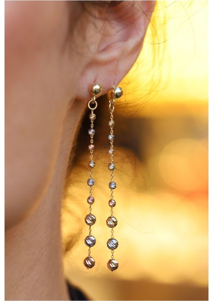 14 Ayar Altın Dorica Zincir Küpe fiyatları