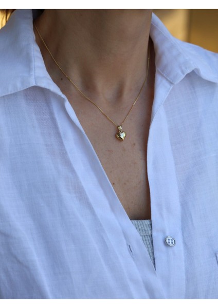 14 Ayar Altın 1 cm Kalp Kolye Ucu indirimleri