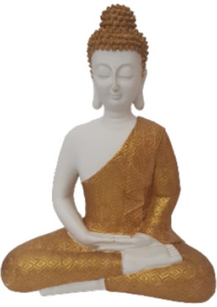 Ev Dekorasyon Budha Dekor Gold Renk Ev Ofis Dekoru