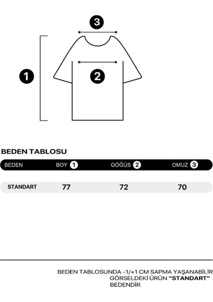 Baskılı Oversize T-Shirt