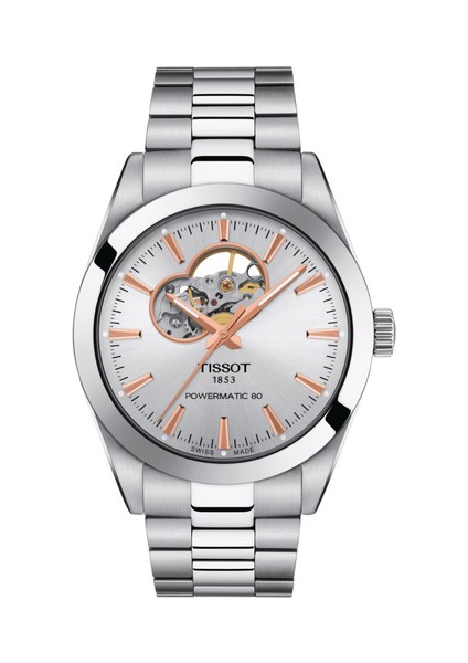 Gentleman Powermatic 80 Open Heart T127.407.11.031.01 Erkek Kol Saati