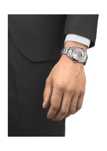 Gentleman Powermatic 80 Open Heart T127.407.11.031.01 Erkek Kol Saati
