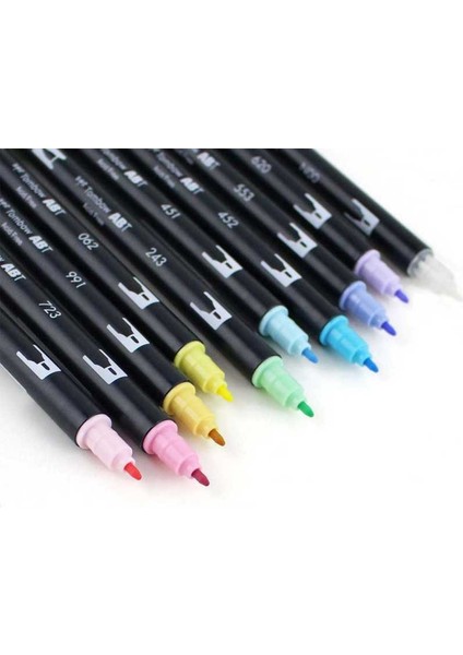 : Ab-T Dual Brush Pen : Grafik Kalem Seti : 10 Renk (Galaksi Renkleri) fırsatları