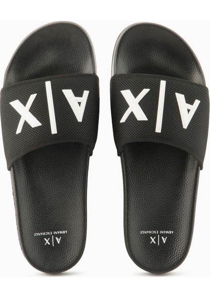 Siyah - Beyaz Erkek Plaj Terliği XUP001 modelleri