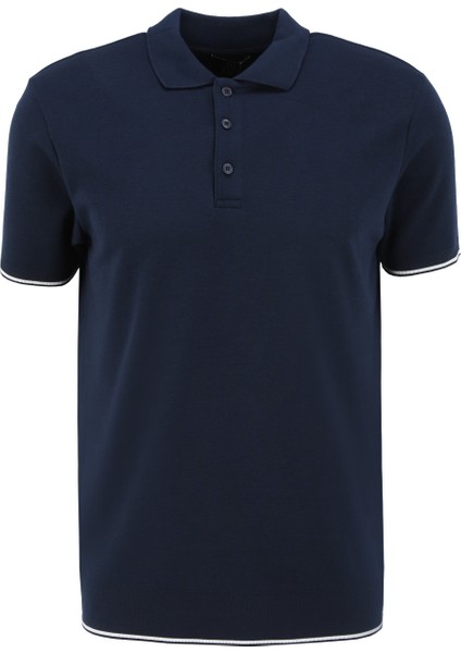 Düz Lacivert Erkek Polo T-Shirt F4SM-TST F40