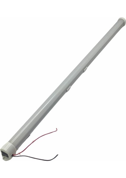 24V FLORESAN TAVAN LAMBASI LEDLİ BEYAZ (BUZLU CAM) ANAHTARLI (50 CM)