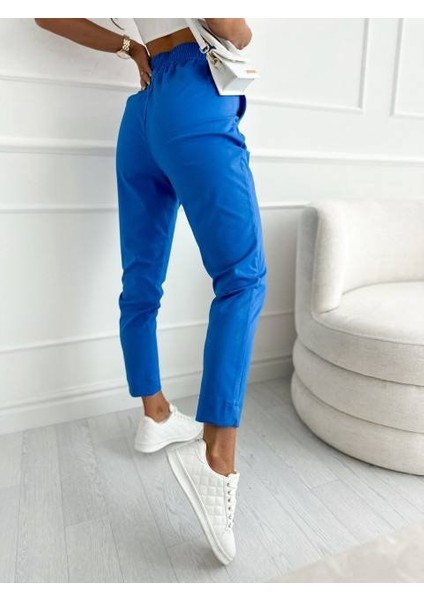 Kadın Iki Iplik Kumaş Dar Kesim Pantolon modelleri