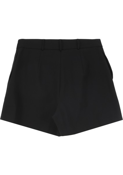 Yüksek Bel Tailored Fit Siyah Kadın Şort F4SL-SHT W38 fiyatları