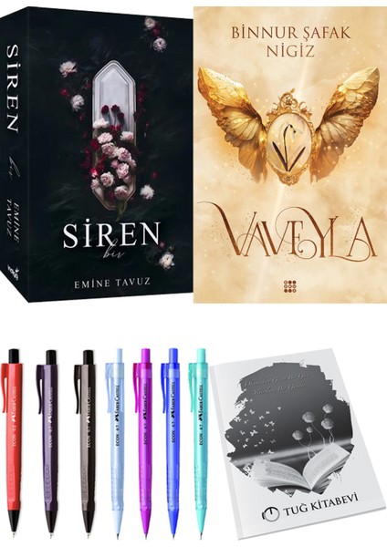 Vaveyla 1 Sönmüş Binnur Şafak Nigiz ve Siren Bir Emine Tavuz 2li Set