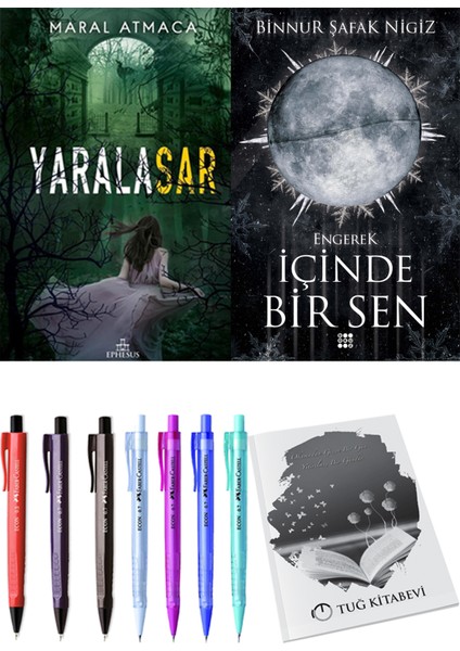 Içinde Bir Sen 1 Engerek Binnur Şafak Nigiz ve Ephesus Yayınları Yaralasar 2 Maral Atmaca 2li Set