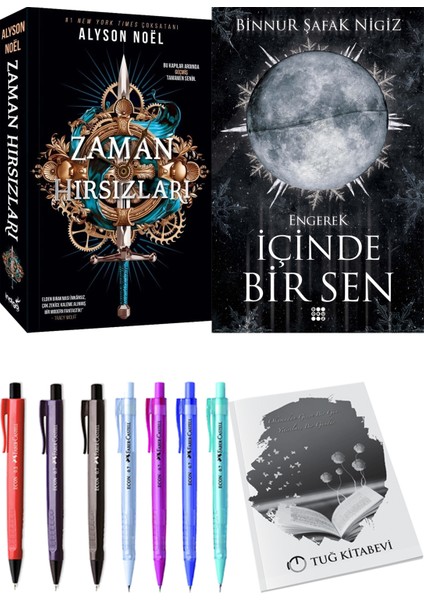 Içinde Bir Sen 1 Engerek Binnur Şafak Nigiz ve Zaman Hırsızları Alyson Noel 2li Set
